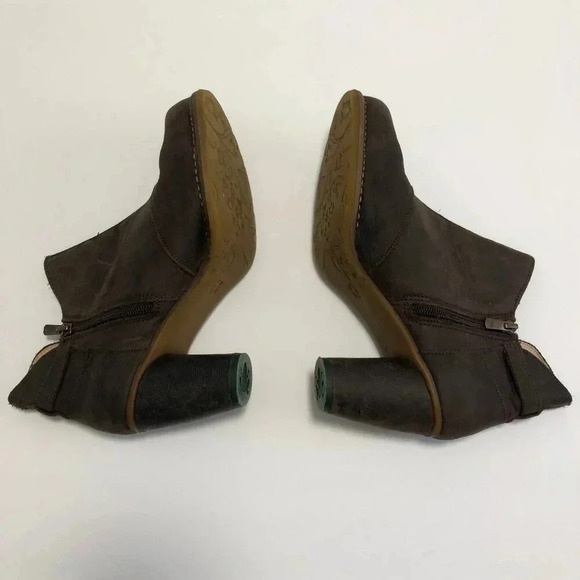 IN BOX Leather Spain El Naturalista Colibri Ankle Boots Size 8.5 Brown Casual - Picture 7 of 10